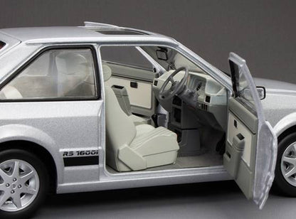 Available To Order – Ford Escort RS1600i 1984 Strato Silver RHD UK Exclusive - Limited Edition 360pcs 1:18 (SUN H4998R)
