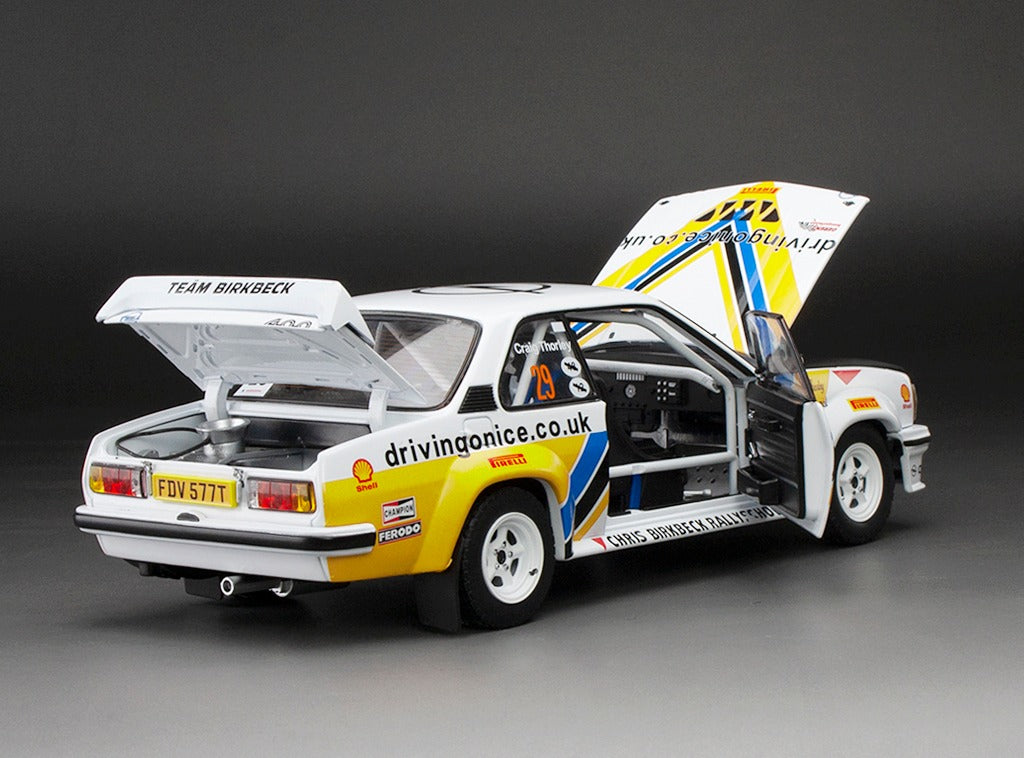 Available To Order – Opel Ascona 400 #29 S.Blomqvist/T.Craig Trackrod Historic Cup 2016 (999pcs) 1:18 (SUN H5451)