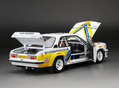 Available To Order – Opel Ascona 400 #29 S.Blomqvist/T.Craig Trackrod Historic Cup 2016 (999pcs) 1:18 (SUN H5451)