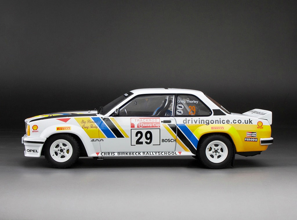 Available To Order – Opel Ascona 400 #29 S.Blomqvist/T.Craig Trackrod Historic Cup 2016 (999pcs) 1:18 (SUN H5451)