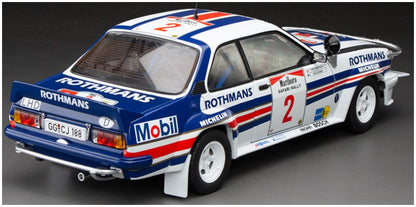 Available To Order – Opel Ascona 400 #2 A.Vatanen/T.Harryman Winner Marlboro Safari Rally 1983 (999pcs) 1:18 (SUN H5453)