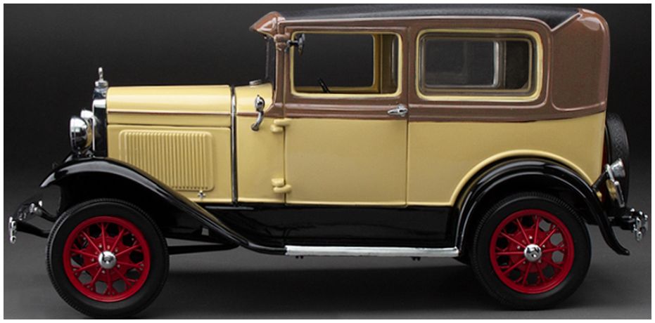 Available To Order – Ford Model A Tudor Bronson Yellow 1931 1:18 (SUN H6191)