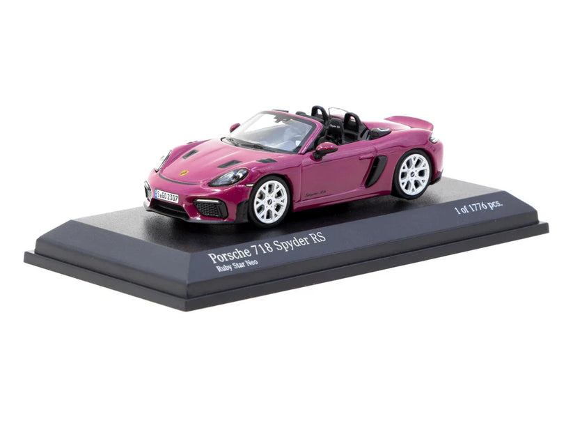 1:64 TARMAC TC-T64MC-008-RS PORSCHE 718 SPYDER RS RUBY STAR NEO