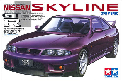 Available To Order – Nissan Skyline GT-R V Spec 1:24 Tamiya Model (TAM 24145)