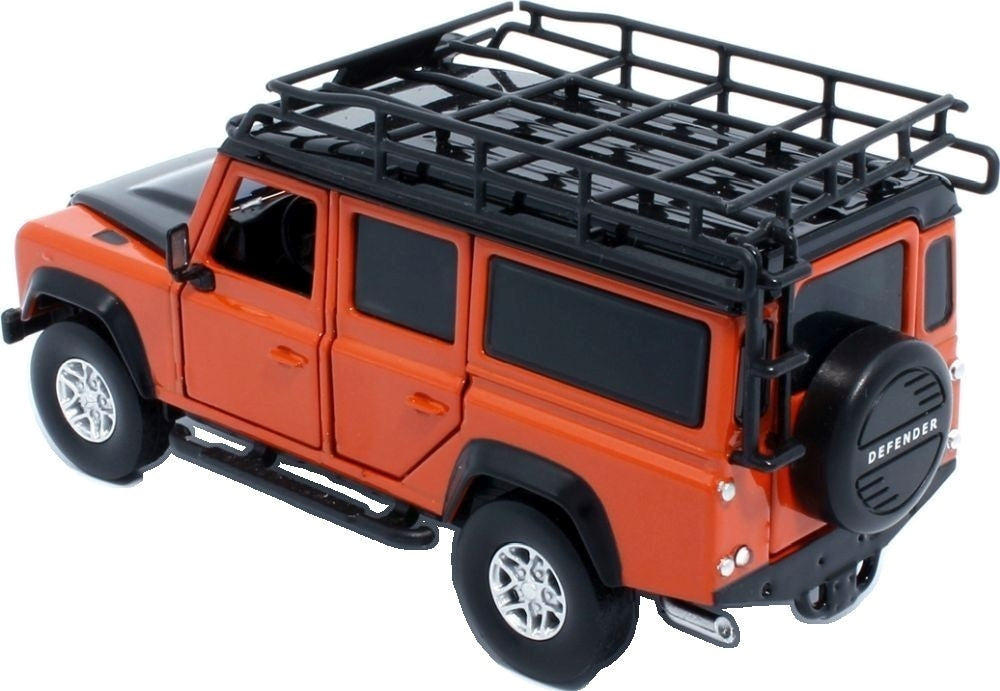 Land Rover Defender 110 - Tangiers Orange Lights and Sound & Pull Back 1:32 – diecast model (view 2)