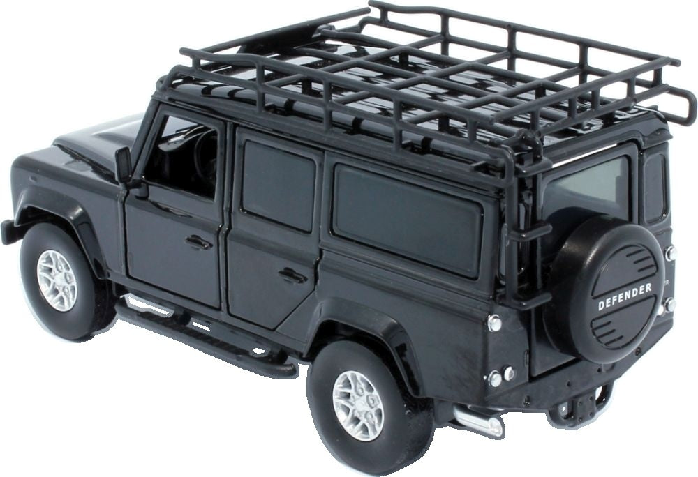 Land Rover Defender 110 - Black Lights and Sound & Pull Back 1:32 – diecast model (view 2)