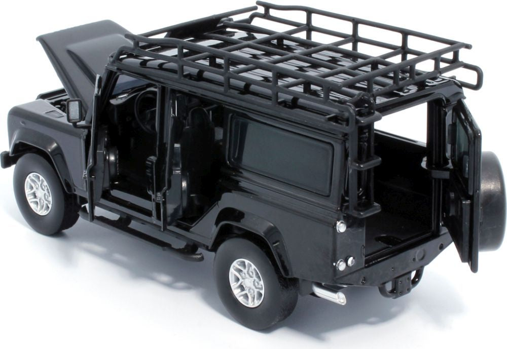Land Rover Defender 110 - Black Lights and Sound & Pull Back 1:32 – diecast model (view 3)