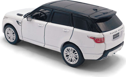 Available to Order – Range Rover Sport - Fuji White Lights and Sound & Pull Back 1:32 (TAY 32105015)
