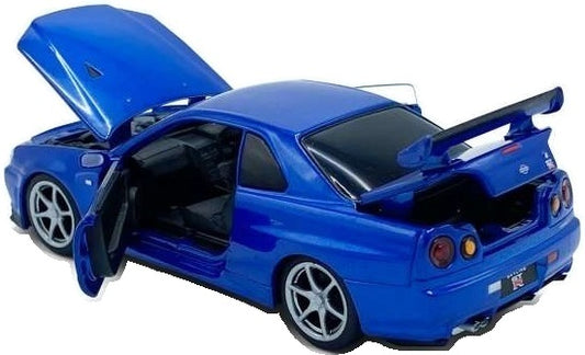 Nissan GT-R34 V-Spec II - Blue Lights and Sound & Pull Back 1:32 – diecast model (view 2)