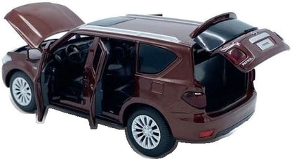 Nissan Patrol Y62 - Brown Lights and Sound & Pull Back 1:32 – diecast model (view 2)