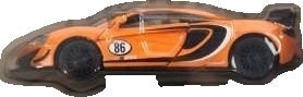 Available to Order – McLaren 570S GT4 - Orange Lights and Sound & Pull Back 1:32 (TAY 32130011)