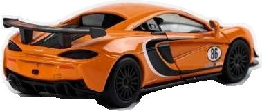 Available to Order – McLaren 570S GT4 - Orange Lights and Sound & Pull Back 1:32 (TAY 32130011)
