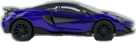 Available to Order – McLaren 600LT - Blue Lights and Sound & Pull Back 1:32 (TAY 32130014)