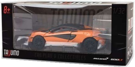 Available to Order – McLaren 600LT - Orange Lights and Sound & Pull Back 1:32 (TAY 32130016)