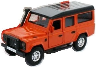 Available to Order – Land Rover Defender 110 - Tangiers Orange Pull Back 1:36 (TAY 36100010)