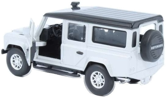 Available to Order – Land Rover Defender 110 - Indus Silver Pull Back 1:36 (TAY 36100011)