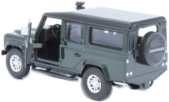 Land Rover Defender 110 - Galway Green Pull Back 1:36 – diecast model (view 2)