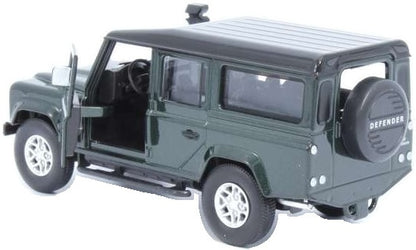 Land Rover Defender 110 - Galway Green Pull Back 1:36 – diecast model (view 2)