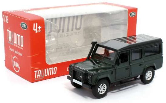 Land Rover Defender 110 - Galway Green Pull Back 1:36 – diecast model (view 3)