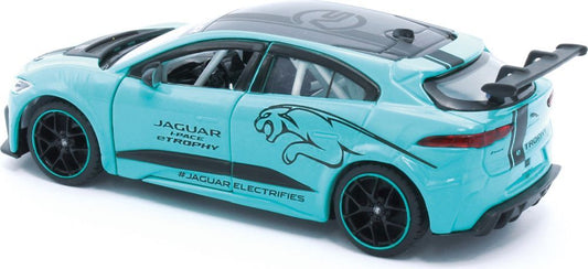 Jaguar I-PACE e-TROPHY - Blue Pull Back 1:36 Tayumo Model (view 2)