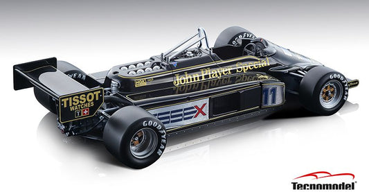 Available to Order – Lotus 87 Cosworth V8 F1 JPS Essex Italy GP 1981 #11 Elio de Angelis 1:18 (TEC 18170A)