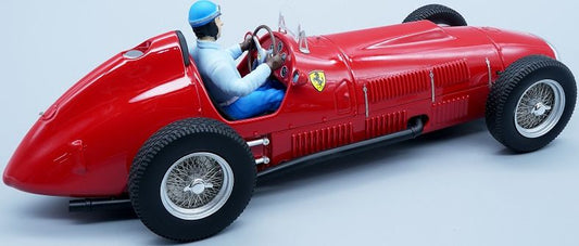 Available To Order – Ferrari 375 F1 Indy 1952 Test Alberto Ascari w/Driver Figure 1:18 (TEC 18193A)
