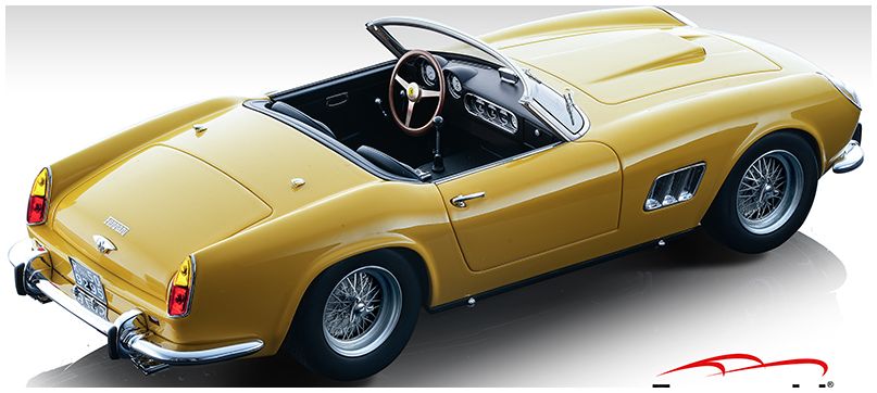 Available To Order – Ferrari 250 GT California SWB 1960 Giallo Modena 1:18 (TEC 18205E)