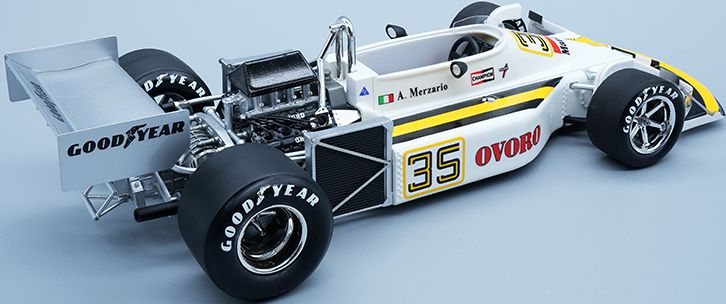 Available to Order – March 761 1976 Swedish GP #35 Arturo Merzario 1:18 (TEC 18222E)