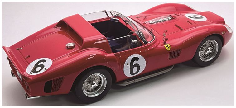 Available To Order – Ferrari 330 TRI-LM Le Mans 24h 1962 #6 Winner O.Gendebien/P.Hill (w/Showcase) 1:18 (TEC 18232B)