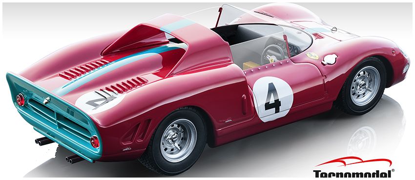 Available To Order – Ferrari 275 P2 Nurburgring 1000 km 1965 Maranello Concessionaire #4 Hill/Stewart 1:18 (TEC 18273B)