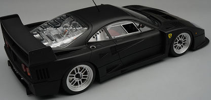 Available To Order – Ferrari F40 LM 1996 Press Version Matt Black w/BBS Silver Rims 1:18 (TEC 18286I)