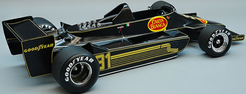 Available to Order – Lotus 79 Cosworth V8 Brasil GP 1979 #31 Hector Rebaque 1:18 (TEC 18287C)