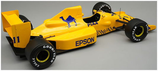 Available to Order – Lotus 101 V8 F1 Camel Team Lotus 4th GP Britain 1989 Nelson Piquet w/Showcase 1:18 (TEC 18350A)