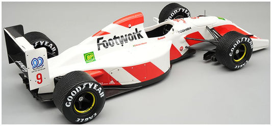 Footwork FA13 1992 Spain GP #9 Michele Alboreto (w/Rain Tyres) 1:18 Tecnomodels Mythos Model (view 2)