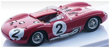 Available to Order – Maserati 450S Le Mans 1957 #2 Behra/Simon 1:43 Tecnomodels Mythos Model (TEC 4339A)