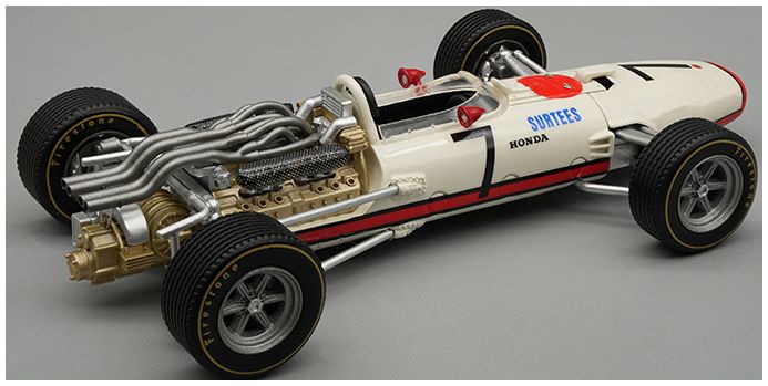 Honda RA 273 1967 German GP #7 J. Surtees 1:43 Tecnomodels Mythos Model (view 2)
