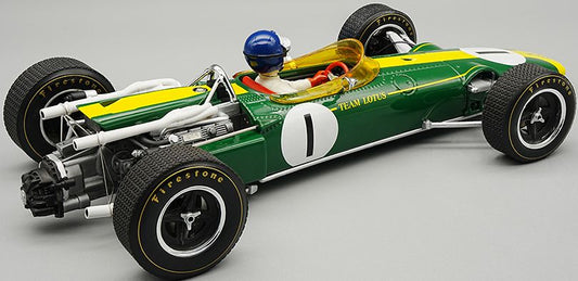 Available To Order – Lotus 43 BRM H16 F1 Team Winner GP USA Watkins Glen 1966 #1 Jim Clark w/Driver 1:18 Tecnomodels Mythos Model (TEC D18188A)