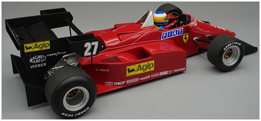 Available To Order – Ferrari 126 C4-M2 1984 European GP #27 2nd M. Alboreto w/Driver Figure 1:18 Tecnomodels Mythos Model (TEC D18316B)