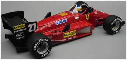 Available To Order – Ferrari 156-85 F1 Winner Canada GP 1985 #27 Michele Alboreto (w/Driver) 1:18 Tecnomodels Mythos Model (TEC D18322B)