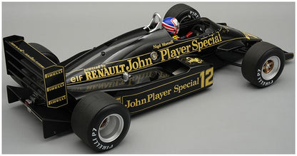 Available To Order – Lotus 94T 1983 European #12 GP Nigel Mansell w/Driver (w/Showcase) 1:18 Tecnomodels Mythos Model (TEC D18400A)