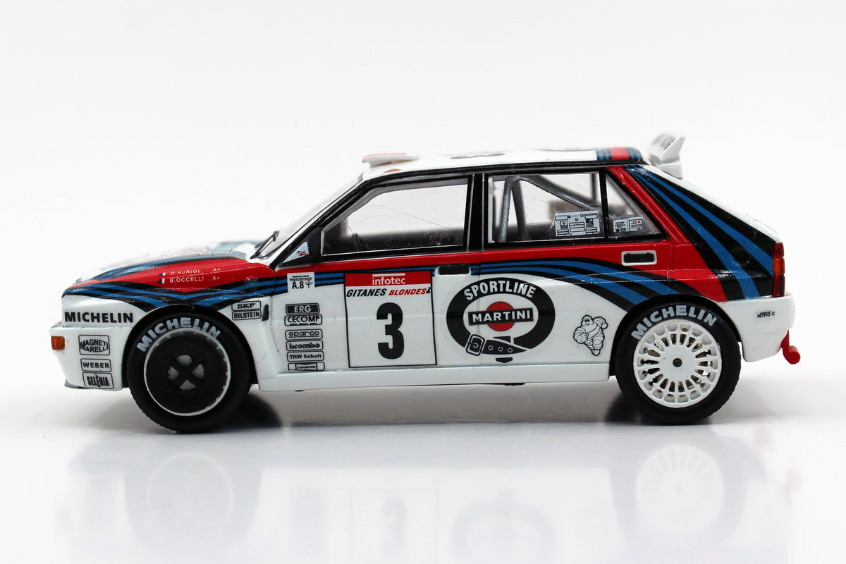 Available to Order – Lancia Delta TdC Rallye Car 1992 Didier Auriol/Bernard Occelli #3 1:43 (TOP 4304B)