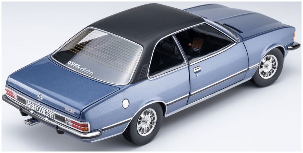 Available to Order – Opel Commodore B GS/E Coupe 1975 Sapphire Blue Metallic Limited Edition 660pcs 1:18 (TOU 18048002)