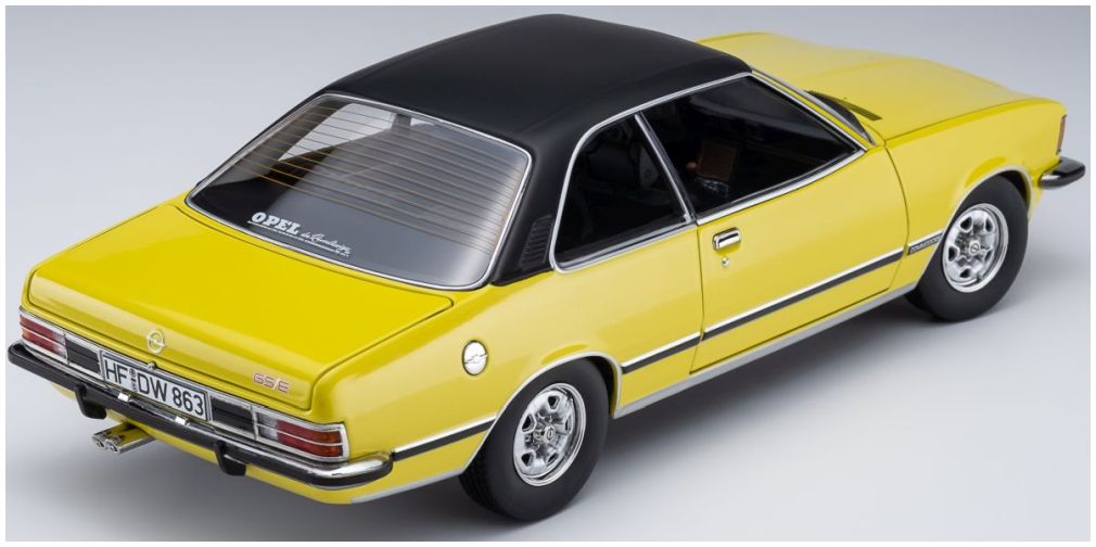 Available to Order – Opel Commodore B GS/E Coupe 1975 Brilliant Yellow 1:18 (TOU 18048003)