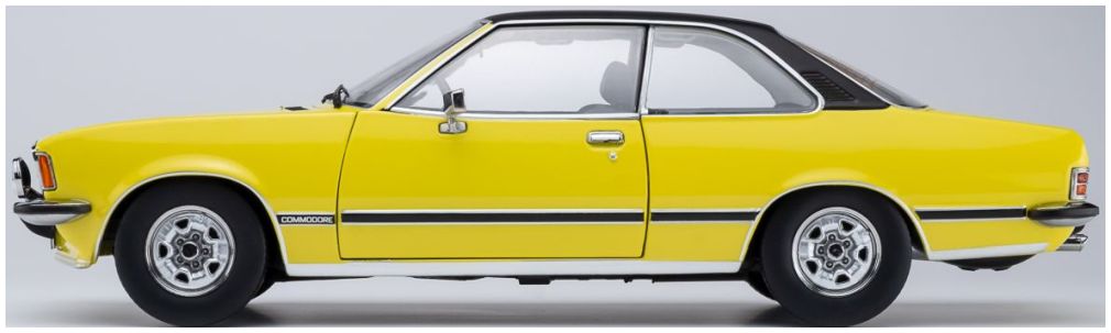 Available to Order – Opel Commodore B GS/E Coupe 1975 Brilliant Yellow 1:18 (TOU 18048003)