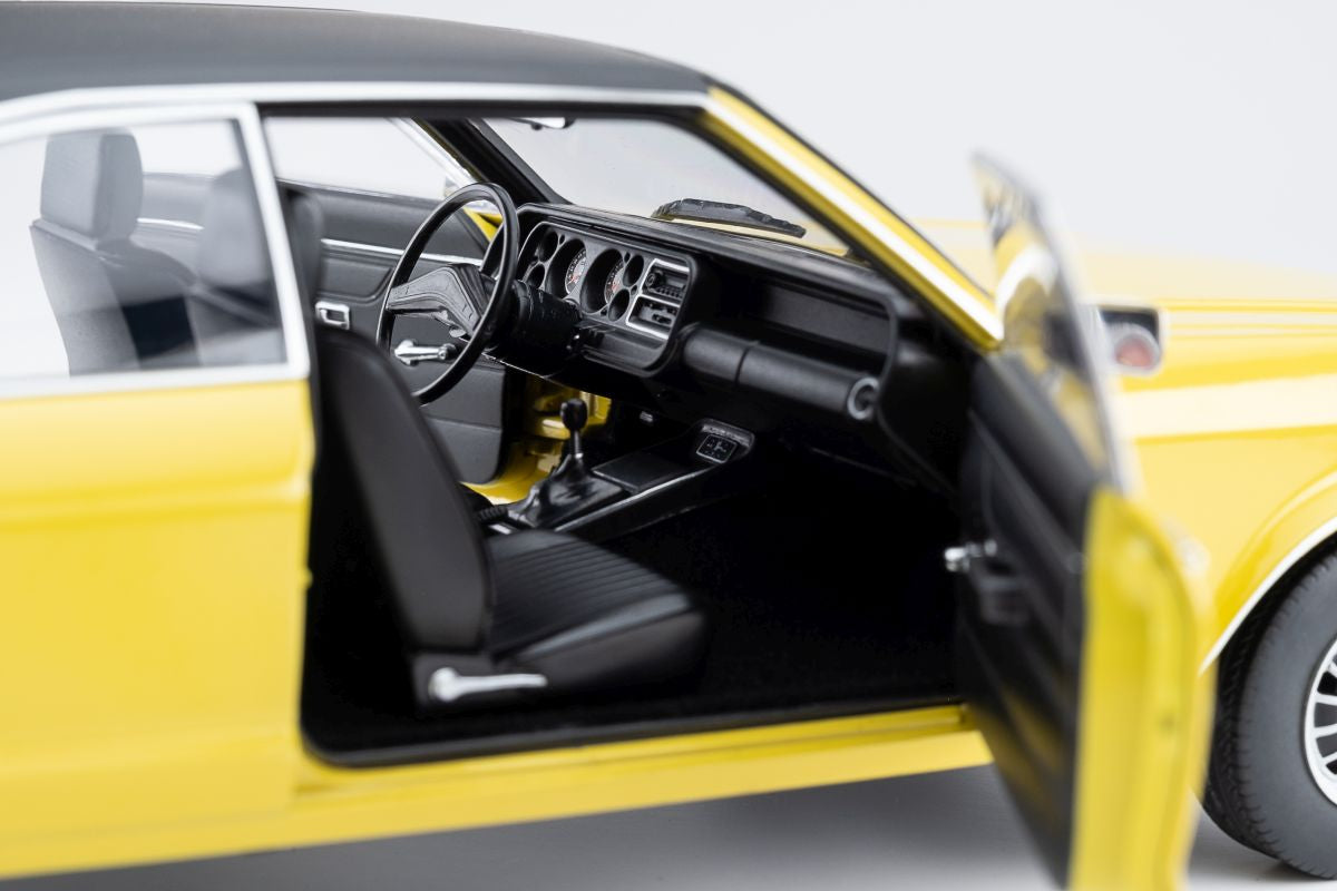 Available to Order – Ford Granada Consul Coupe GT 2.3 - Daytona Yellow/Black Roof Ltd ed. of 552 1:18 (TOU 18080005)