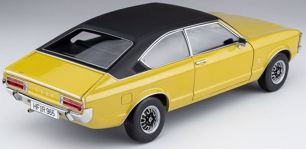 Available to Order – Ford Granada Consul Coupe GT 2.3 - Daytona Yellow/Black Roof Ltd ed. of 552 1:18 (TOU 18080005)