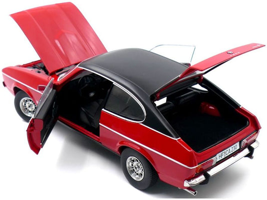 Available To Order – Ford Capri II Ghia 3.0 (1974 - 1977) Spanish Red w/Vinyl Top Black - 948pcs Lim 1:18 (TOU 18081201)