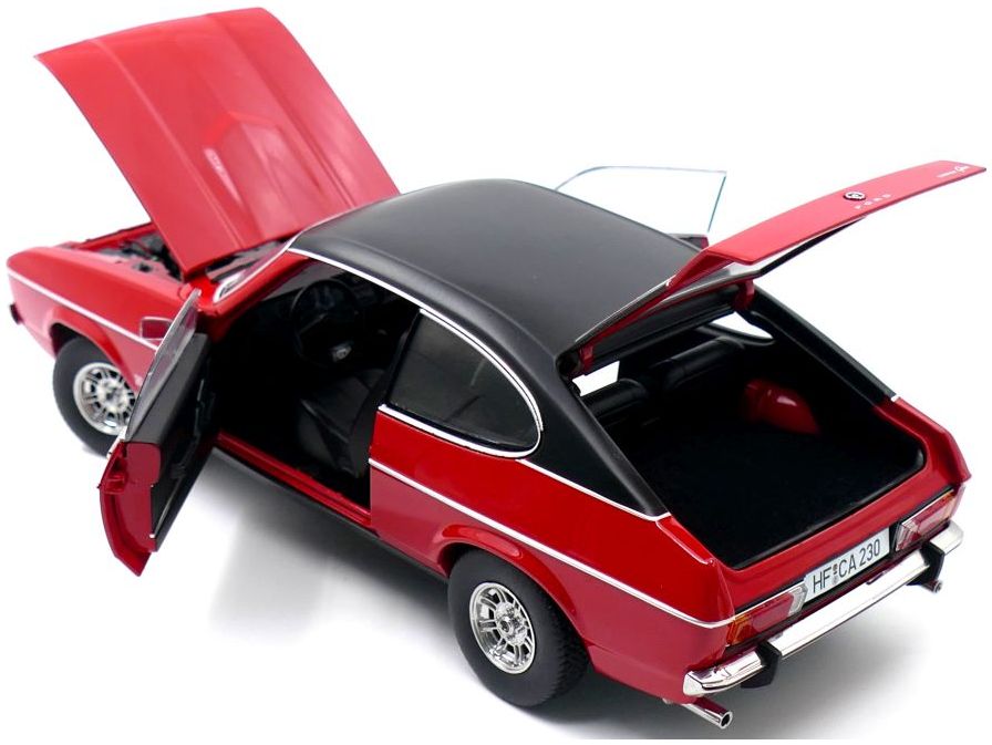 Available To Order – Ford Capri II Ghia 3.0 (1974 - 1977) Spanish Red w/Vinyl Top Black - 948pcs Lim 1:18 (TOU 18081201)