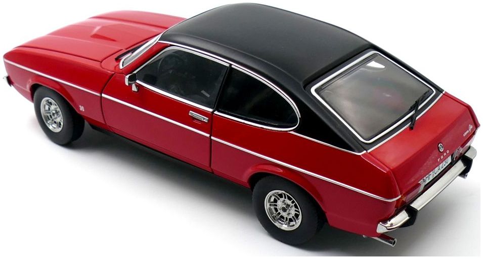 Available To Order – Ford Capri II Ghia 3.0 (1974 - 1977) Spanish Red w/Vinyl Top Black - 948pcs Lim 1:18 (TOU 18081201)