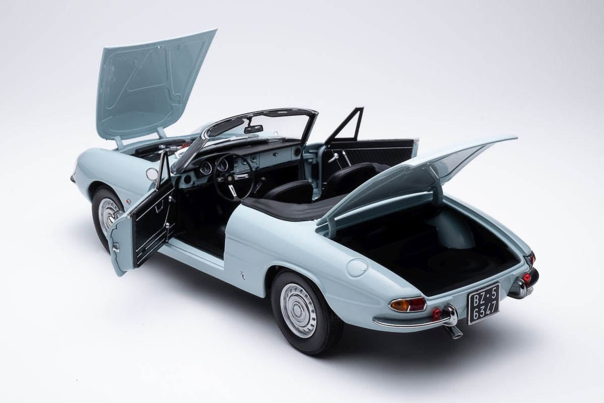 Available To Order – Alfa Romeo 1600 Duetto Spider 1966 Blue 1:18 (TOU 1812002)